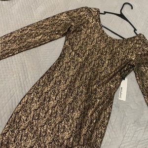 Gold and black Haute Monde dress